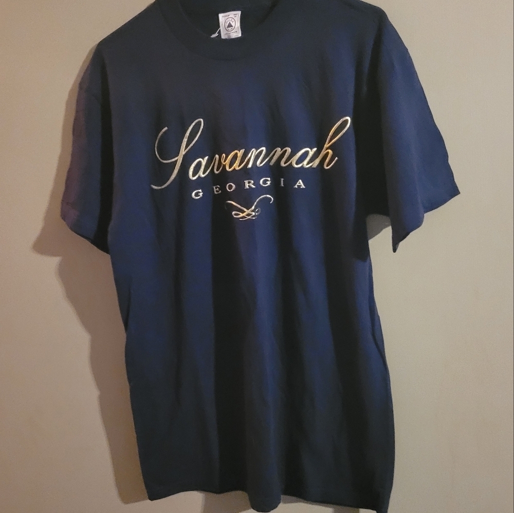 Delta Navy Blue Savannah Georgia T-Shirt M